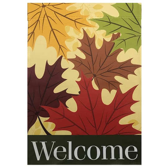 Small Welcome Autumn Harvest Garden Flag By Northlight | 18" x 12" | Michaels®